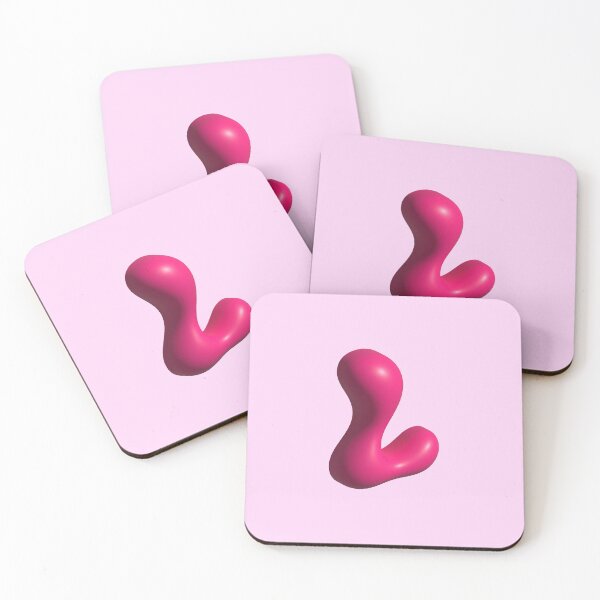 Item preview, 3D Pink Jelly Letter L – Glossy Bubble Alphabet Art designed and sold by uncoXab.