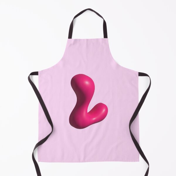 Item preview, 3D Pink Jelly Letter L – Glossy Bubble Alphabet Art designed and sold by uncoXab.