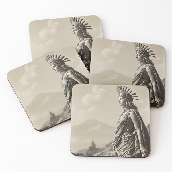 Item preview, Athena – Greek Goddess of Wisdom, Strategy, and Justice designed and sold by SoniaSarkali.