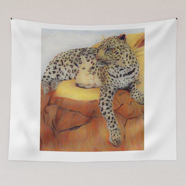 Item preview, Leopard And Kid designed and sold by pinkyjainpan.
