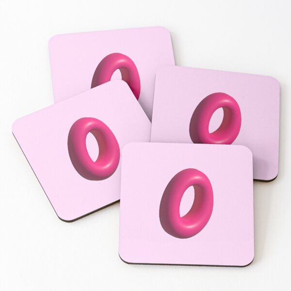 Item preview, 3D Pink Jelly Letter O – Glossy Bubble Alphabet Art designed and sold by uncoXab.