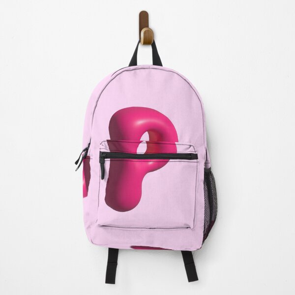 Item preview, 3D Pink Jelly Letter P – Glossy Bubble Alphabet Art designed and sold by uncoXab.