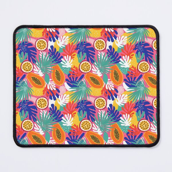Item preview, Papaya Passionfruit Tropical Pattern designed and sold by SeGoArtDesign.