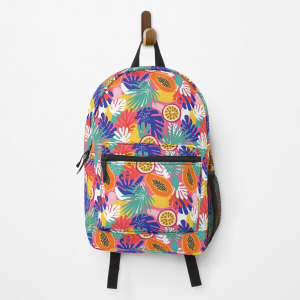 Item preview, Papaya Passionfruit Tropical Pattern designed and sold by SeGoArtDesign.
