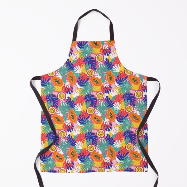 Item preview, Papaya Passionfruit Tropical Pattern designed and sold by SeGoArtDesign.