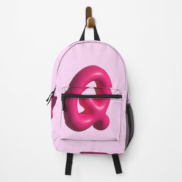 Item preview, 3D Pink Jelly Letter Q – Glossy Bubble Alphabet Art designed and sold by uncoXab.