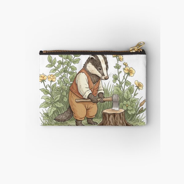 Item preview, "Mr. Badger's Chore Day" – A Woodland Woodcutter at Work designed and sold by Pasteltone.