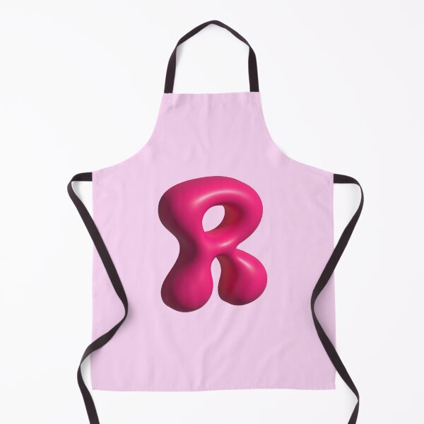 Item preview, 3D Pink Jelly Letter R – Glossy Bubble Alphabet Art designed and sold by uncoXab.