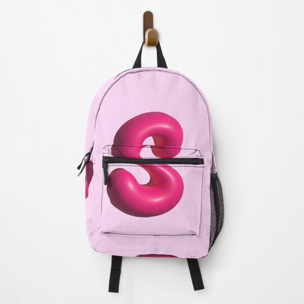 Item preview, 3D Pink Jelly Letter S – Glossy Bubble Alphabet Art designed and sold by uncoXab.