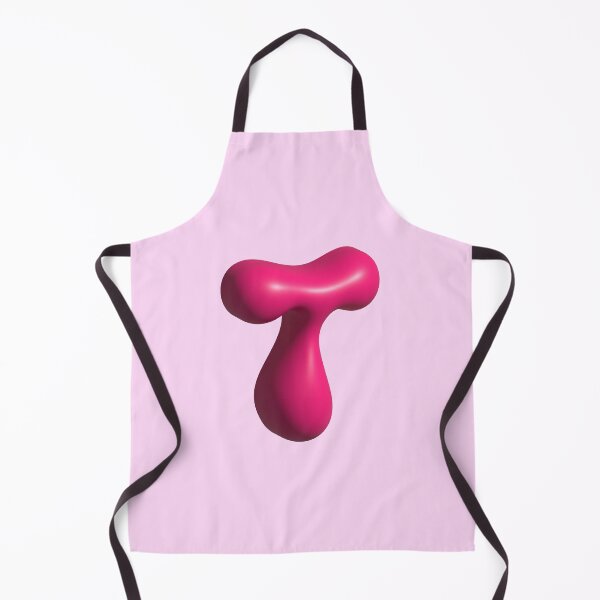 Item preview, 3D Pink Jelly Letter T – Glossy Bubble Alphabet Art designed and sold by uncoXab.