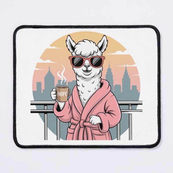 Item preview, Alpaca Mornings – Sassy Coffee Lover T-Shirt designed and sold by KostekArtShop.
