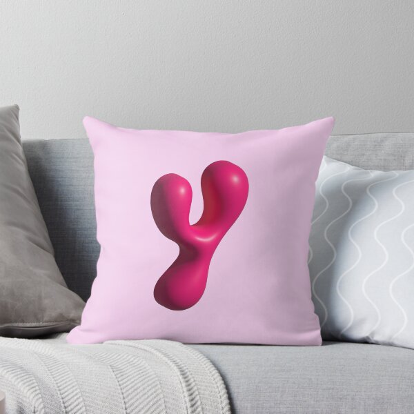 Item preview, 3D Pink Jelly Letter Y – Glossy Bubble Alphabet Art designed and sold by uncoXab.