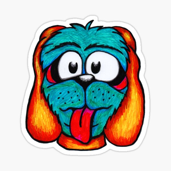 Item preview, Blue dog designed and sold by Drawn by Tracy.