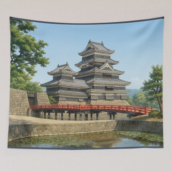 Item preview, Matsumoto Castle and Lotus Pond designed and sold by Takeda-art.