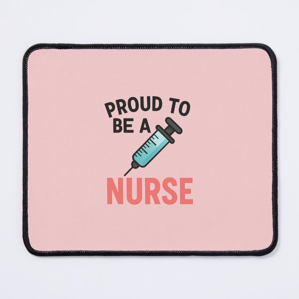 Item preview, Proud to Be a Nurse – Cute Syringe Graphic for Healthcare Workers designed and sold by -TRAZZA-.