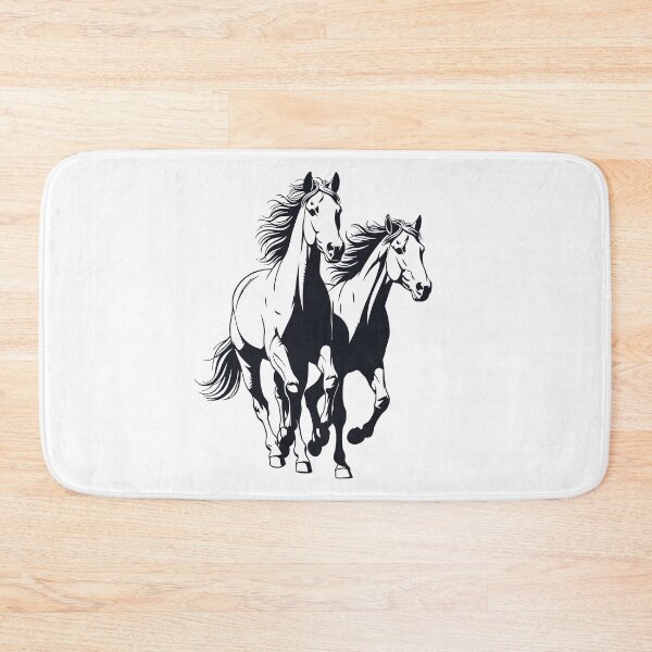 Item preview, Wild Running Horses Silhouette - Free style designed and sold by AFernandesDSG.