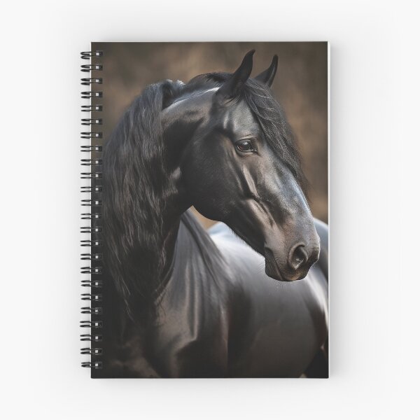 Item preview, Black Stallion Portrait designed and sold by CritterWisdom.
