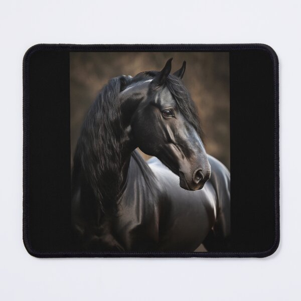 Item preview, Black Stallion Portrait designed and sold by CritterWisdom.