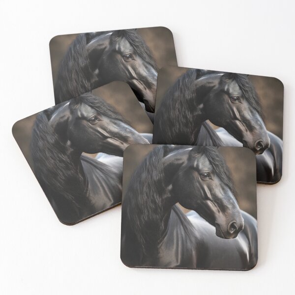 Item preview, Black Stallion Portrait designed and sold by CritterWisdom.
