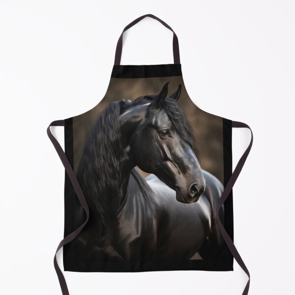 Item preview, Black Stallion Portrait designed and sold by CritterWisdom.