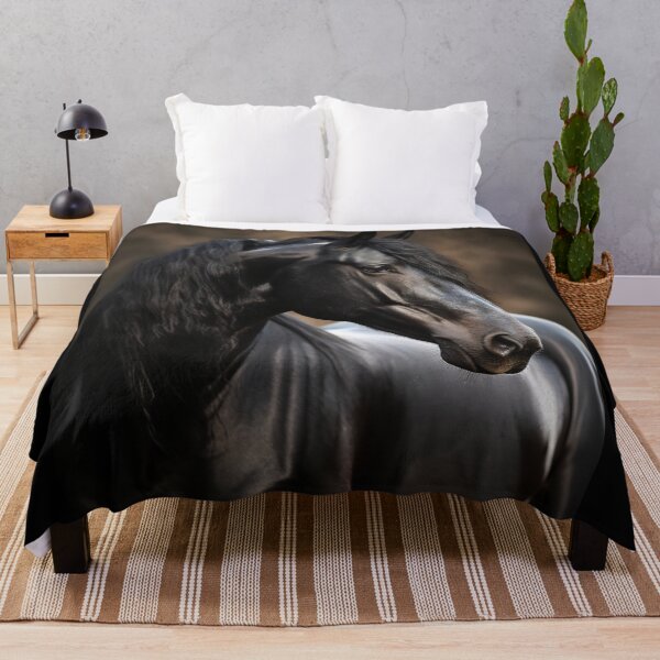 Item preview, Black Stallion Portrait designed and sold by CritterWisdom.