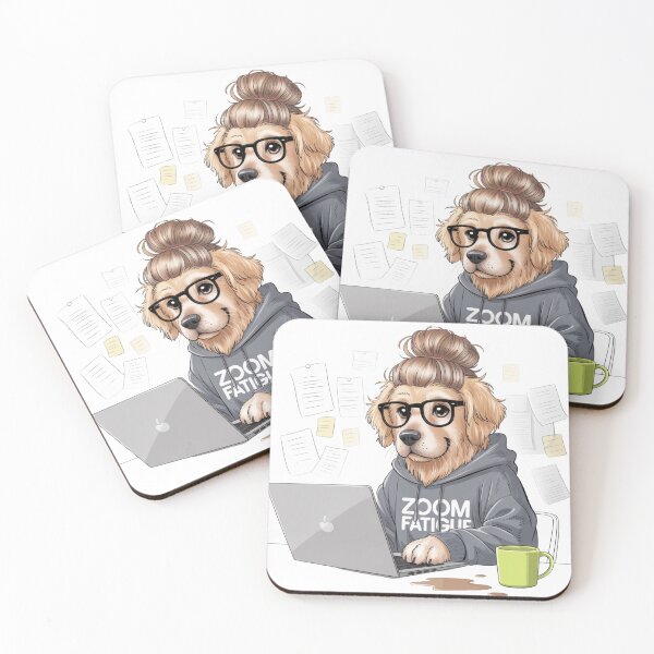 Artikelvorschau, Remote Dog Mom – WFH Zoom Life Shirt entworfen und verkauft von KostekArtShop.