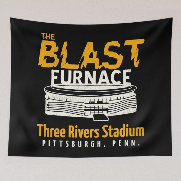 Item preview, Blast Furnace Three Rivers Stadium Pittsburgh Baseball Football designed and sold by darklordpug.