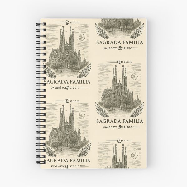 Artikelvorschau, Sagrada Familia – Vintage-Radierung von Swarożyc Studio entworfen und verkauft von SwarozycStudio.