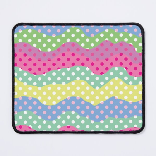 Item preview, Rainbow Waves with Polka Dots, Colorful Design designed and sold by Angela Dow.