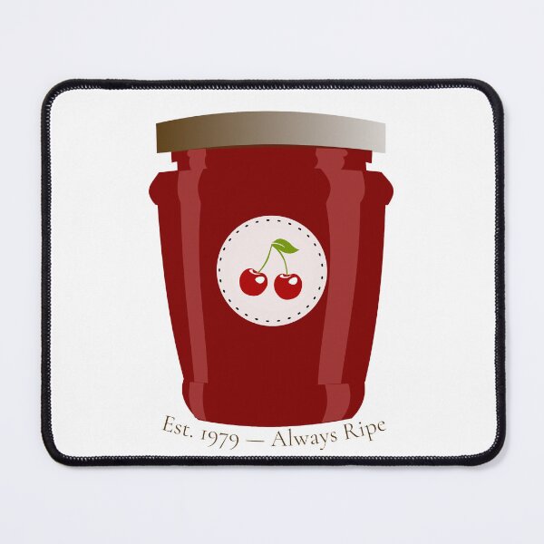 Item preview, Cherry Jam Jar – Vintage Cottagecore Fruit Art Print designed and sold by artzybae.