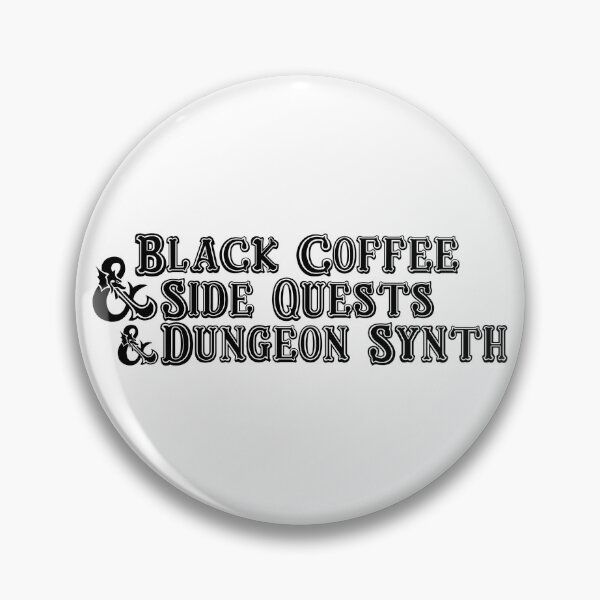 Item preview, Black Coffee, Side Quests, Dungeon Synth designed and sold by rippingthrash.