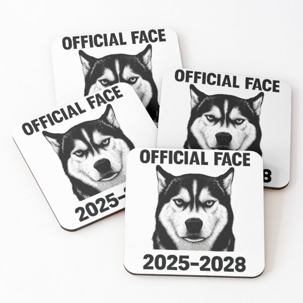 Item preview, Official Face 2025 -2028: Husky Edition designed and sold by ScowlSeason.