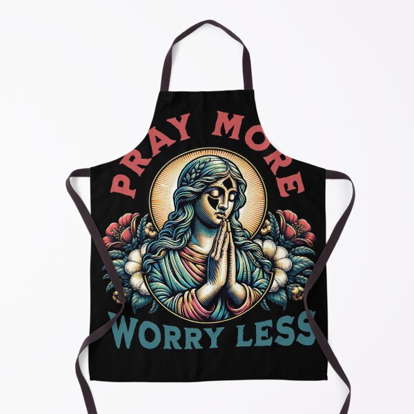 Item preview, Pray More Worry Less – Christian Faith & Spiritual Inspiration Design designed and sold by Building60media.