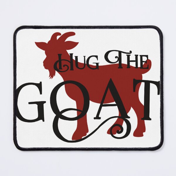Item preview, Hug the GOAT – Funny Shadow and Bone Typography Design designed and sold by AvviareArt.