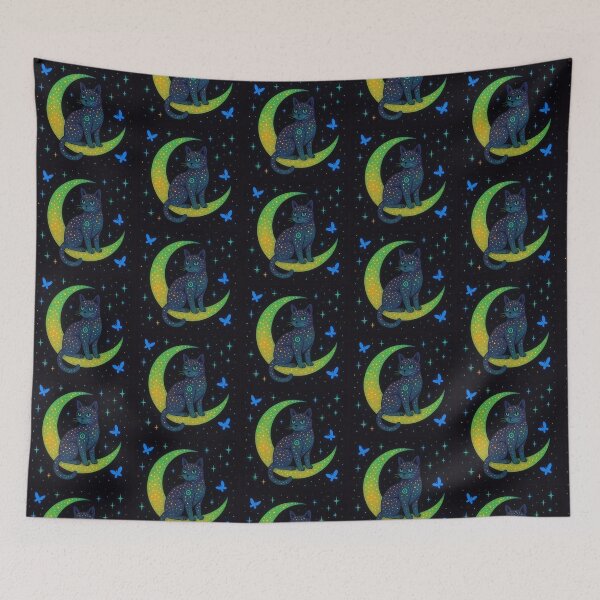 Item preview, Moonlit Celestial Cat designed and sold by zzz888.