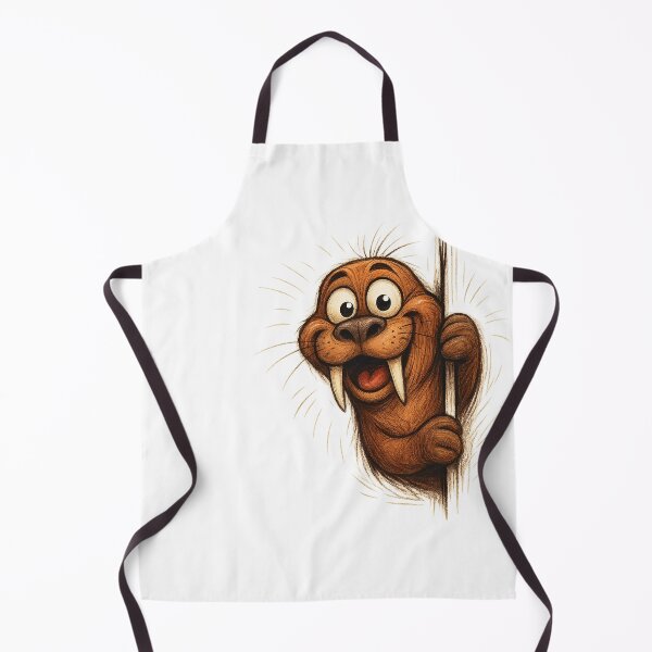 Item preview, Walrus Wonders – Peeking with Whiskered Charm designed and sold by Kazektshirt.
