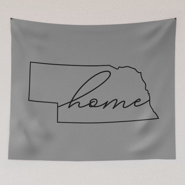 Item preview, Nebraska - Home - Black designed and sold by sillyjess.
