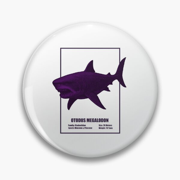 Item preview, Otodus Megalodon – Vintage Prehistoric Illustration designed and sold by SlatoMato.