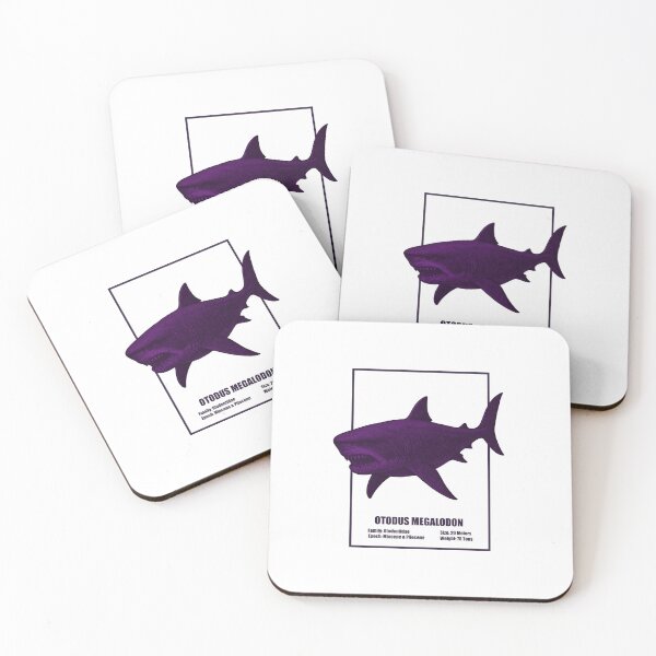 Item preview, Otodus Megalodon – Vintage Prehistoric Illustration designed and sold by SlatoMato.