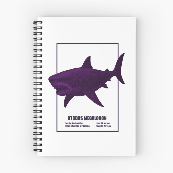 Item preview, Otodus Megalodon – Vintage Prehistoric Illustration designed and sold by SlatoMato.