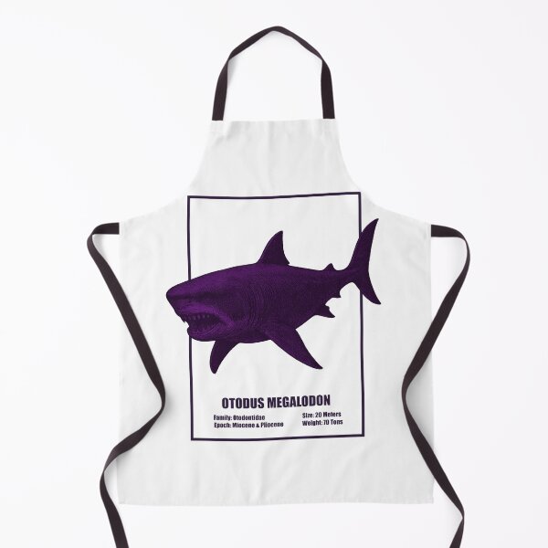 Item preview, Otodus Megalodon – Vintage Prehistoric Illustration designed and sold by SlatoMato.