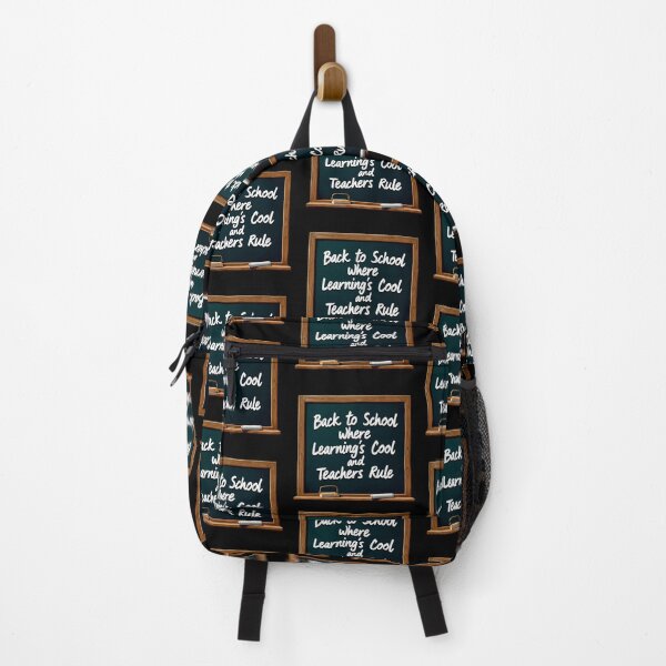 Item preview, Back To School Learnings Cool And Teachers Rule. Back In Class Returning To School Teachers designed and sold by SideKickCreates.