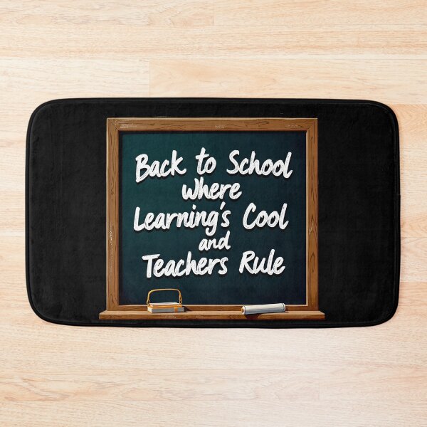 Item preview, Back To School Learnings Cool And Teachers Rule. Back In Class Returning To School Teachers designed and sold by SideKickCreates.
