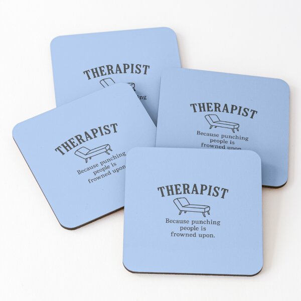Item preview, Therapist – Funny Mental Health Quote | Vintage Psychology Humor designed and sold by -TRAZZA-.