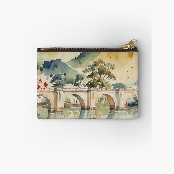 Item preview, staverton bridge（watercolour + AI） designed and sold by artsmeow.