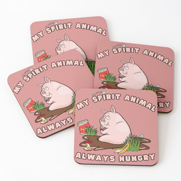 Item preview, My animal spirit - always hungry pig designed and sold by CypisDesign.