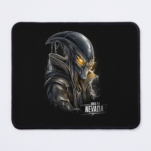 Item preview, Area 51 Alien – Nevada Extraterrestrial Creature | Dark Sci-Fi Biomech Design designed and sold by GrungeGarage.