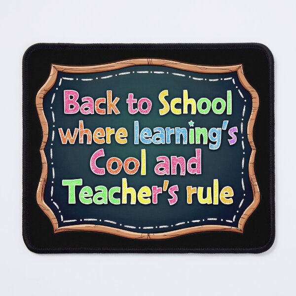 Item preview, Back To School Learnings Cool And Teachers Rule. Back In Class Returning To School Teachers designed and sold by SideKickCreates.