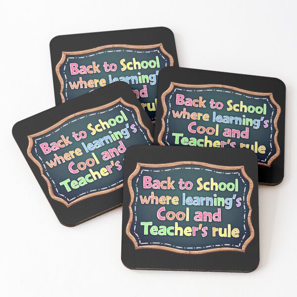 Item preview, Back To School Learnings Cool And Teachers Rule. Back In Class Returning To School Teachers designed and sold by SideKickCreates.