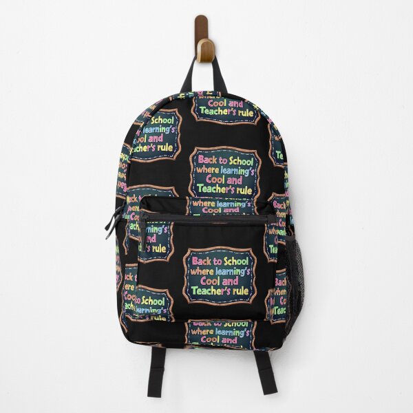 Item preview, Back To School Learnings Cool And Teachers Rule. Back In Class Returning To School Teachers designed and sold by SideKickCreates.
